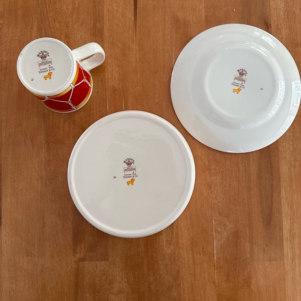 Tiffany & Co Tiffany Toys Plate, Bowl, Mug - Picture 2 of 2
